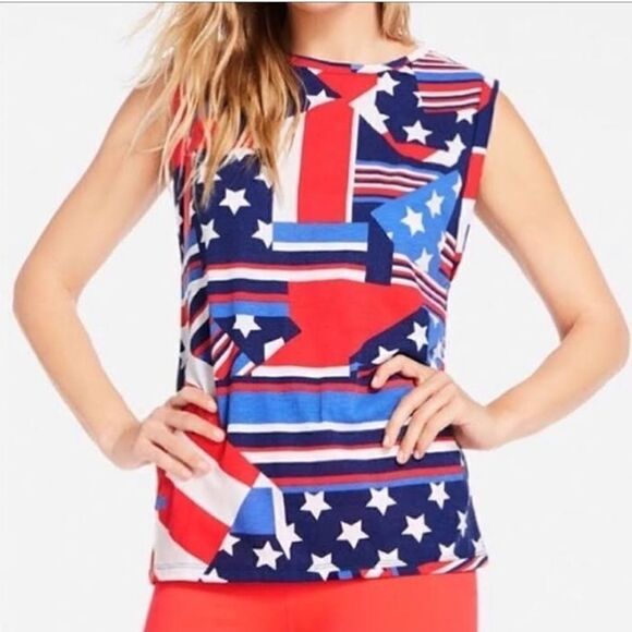 Athletic Tank Patriotic | XXS | Fabletics - Picture 1 of 7